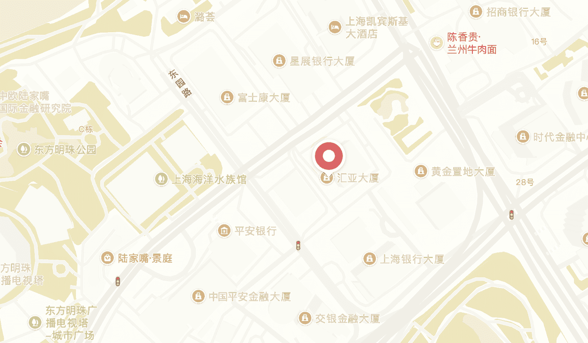 上海领衔律师事务所办公位置地图